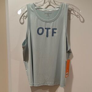 Orangetheory Women's Aqua / Light Blue / Green Tank Top